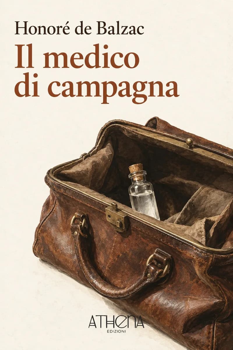 Il medico di campagna di Honoré de Balzac – copertina Edizioni Athena