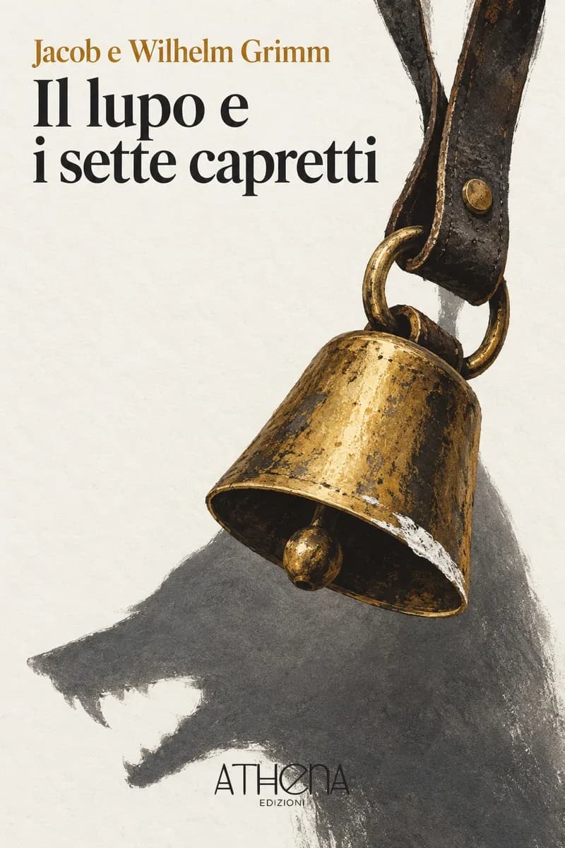 Il lupo e i sette capretti di Jacob e Wilhelm Grimm – copertina Edizioni Athena