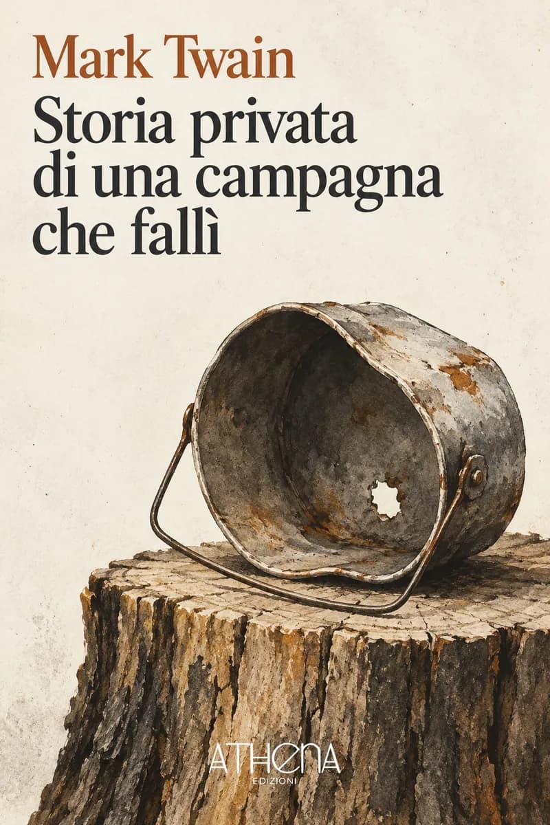 Storia privata di una campagna che fallì di Mark Twain – copertina Edizioni Athena