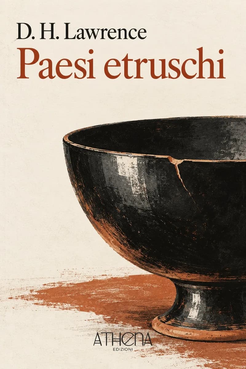 Paesi etruschi di D. H. Lawrence – copertina Edizioni Athena