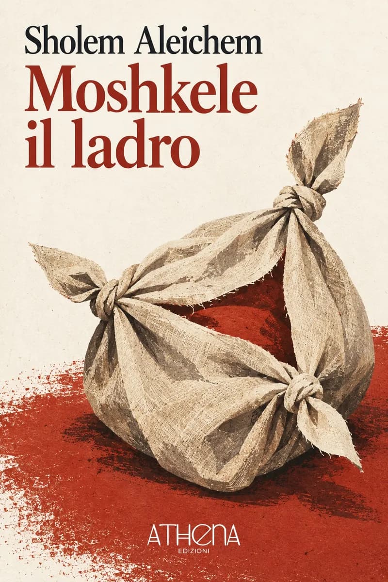 Moshkele il ladro di Sholem Aleichem – copertina Edizioni Athena