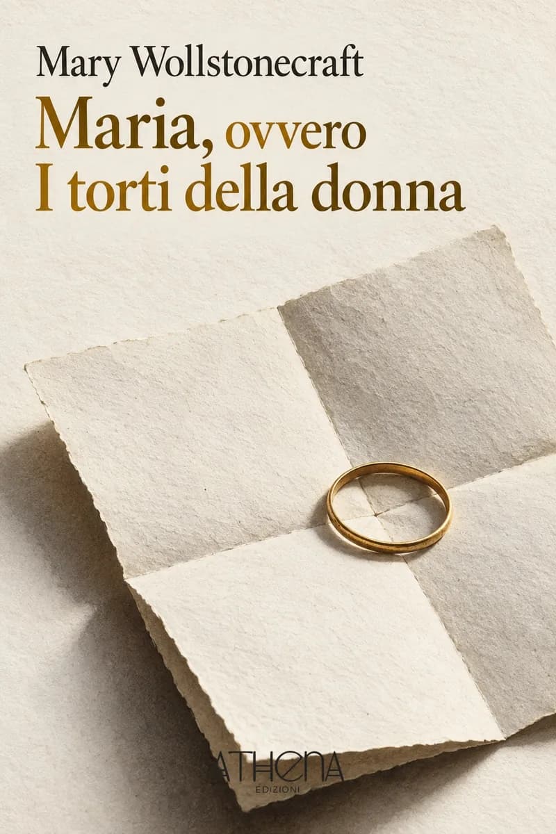 Maria, ovvero I torti della donna di Mary Wollstonecraft – copertina Edizioni Athena