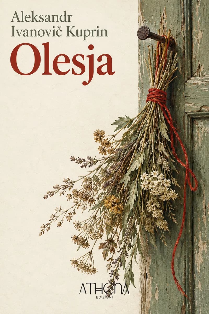 Olesja di Aleksandr Ivanovič Kuprin – copertina Edizioni Athena