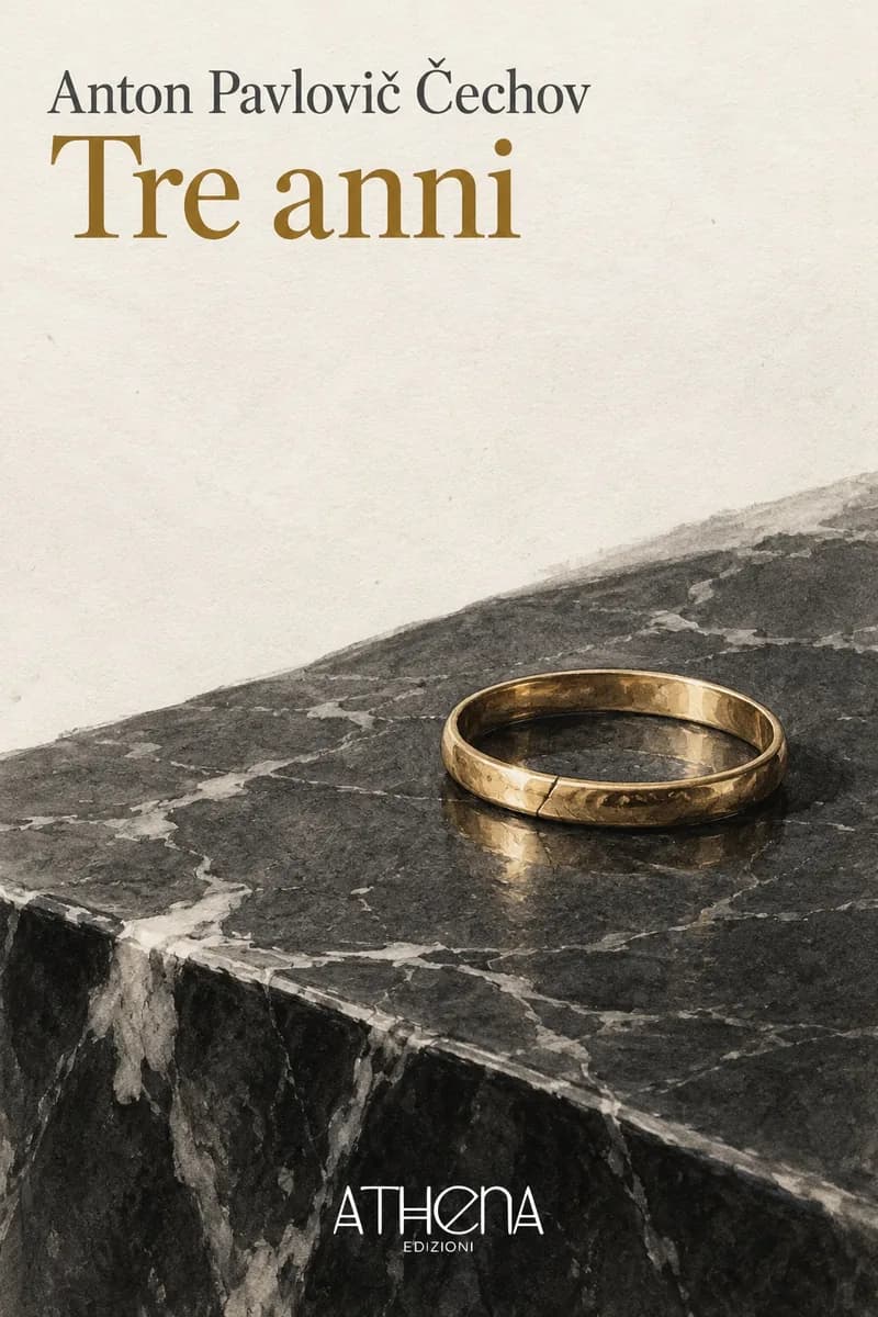 Tre anni di Anton Pavlovič Čechov – copertina Edizioni Athena