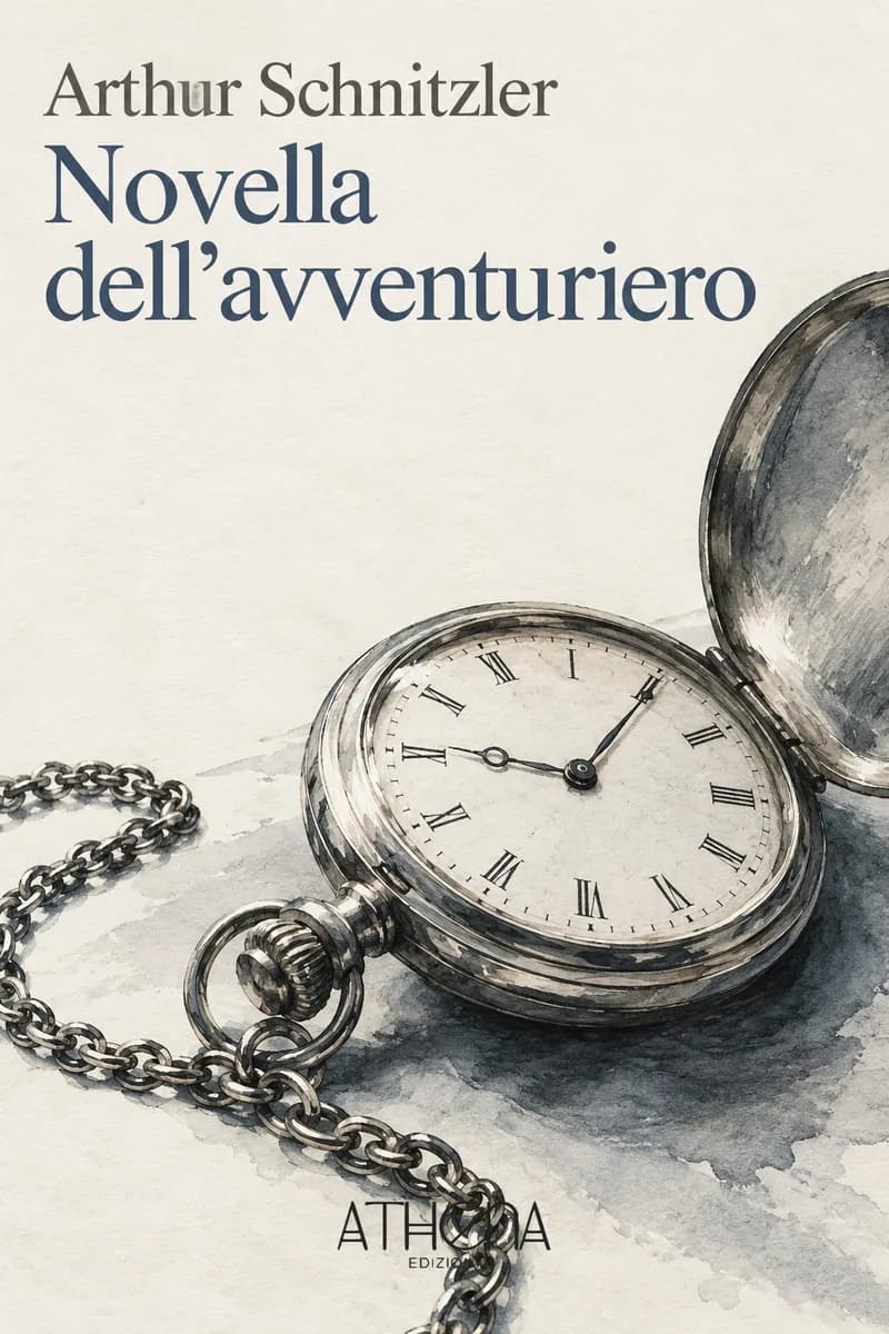 Novella dell'avventuriero di Arthur Schnitzler – copertina Edizioni Athena