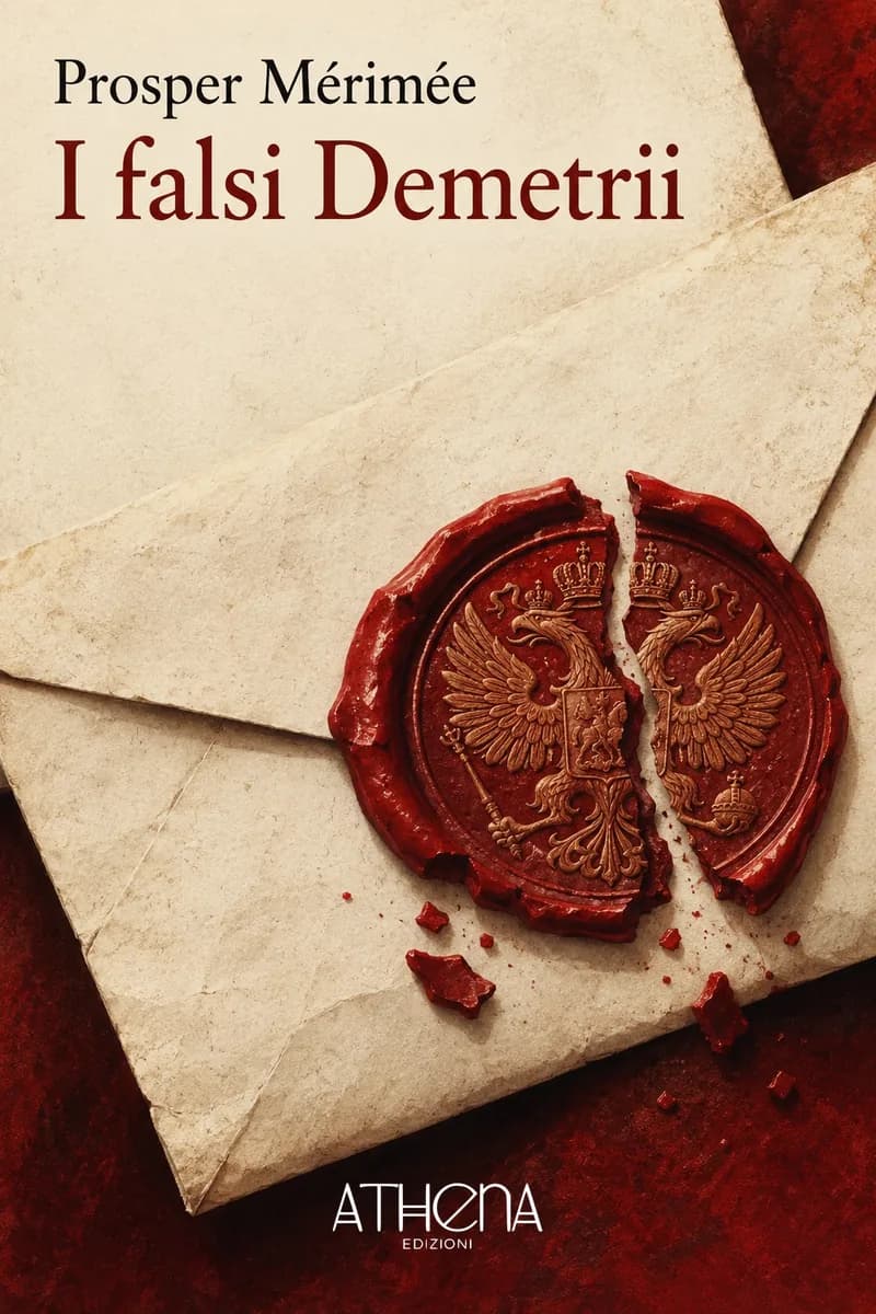 I falsi Demetrii di Prosper Mérimée – copertina Edizioni Athena