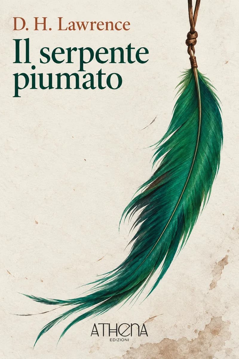 Il serpente piumato di D. H. Lawrence – copertina Edizioni Athena