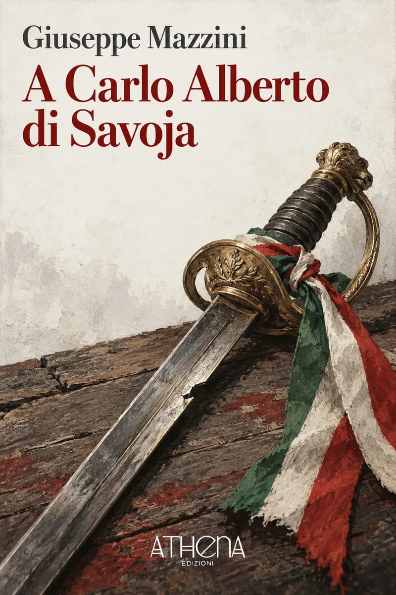 A Carlo Alberto di Savoja di Giuseppe Mazzini – copertina Edizioni Athena