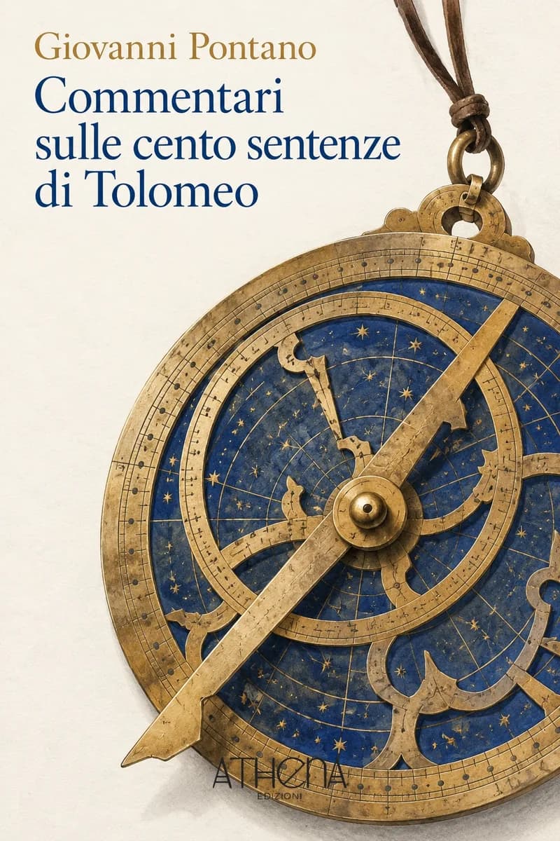 Commentari sulle cento sentenze di Tolomeo di Giovanni Pontano – copertina Edizioni Athena