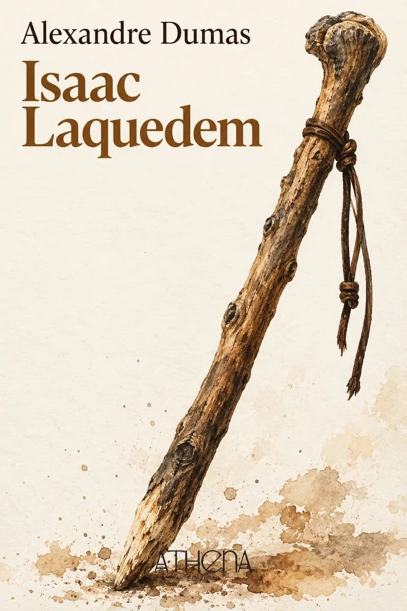 Isaac Laquedem di Alexandre Dumas – copertina Edizioni Athena