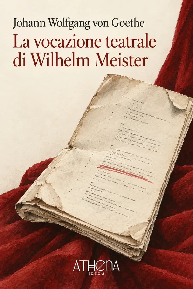 La vocazione teatrale di Wilhelm Meister di Johann Wolfgang von Goethe – copertina Edizioni Athena
