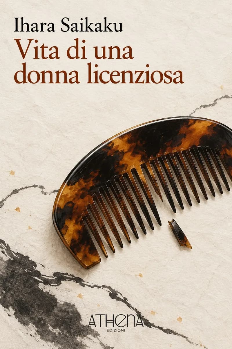 Vita di una donna licenziosa di Ihara Saikaku – copertina Edizioni Athena