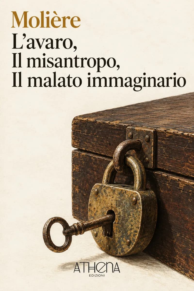 L'avaro, Il misantropo, Il malato immaginario di Molière – copertina Edizioni Athena