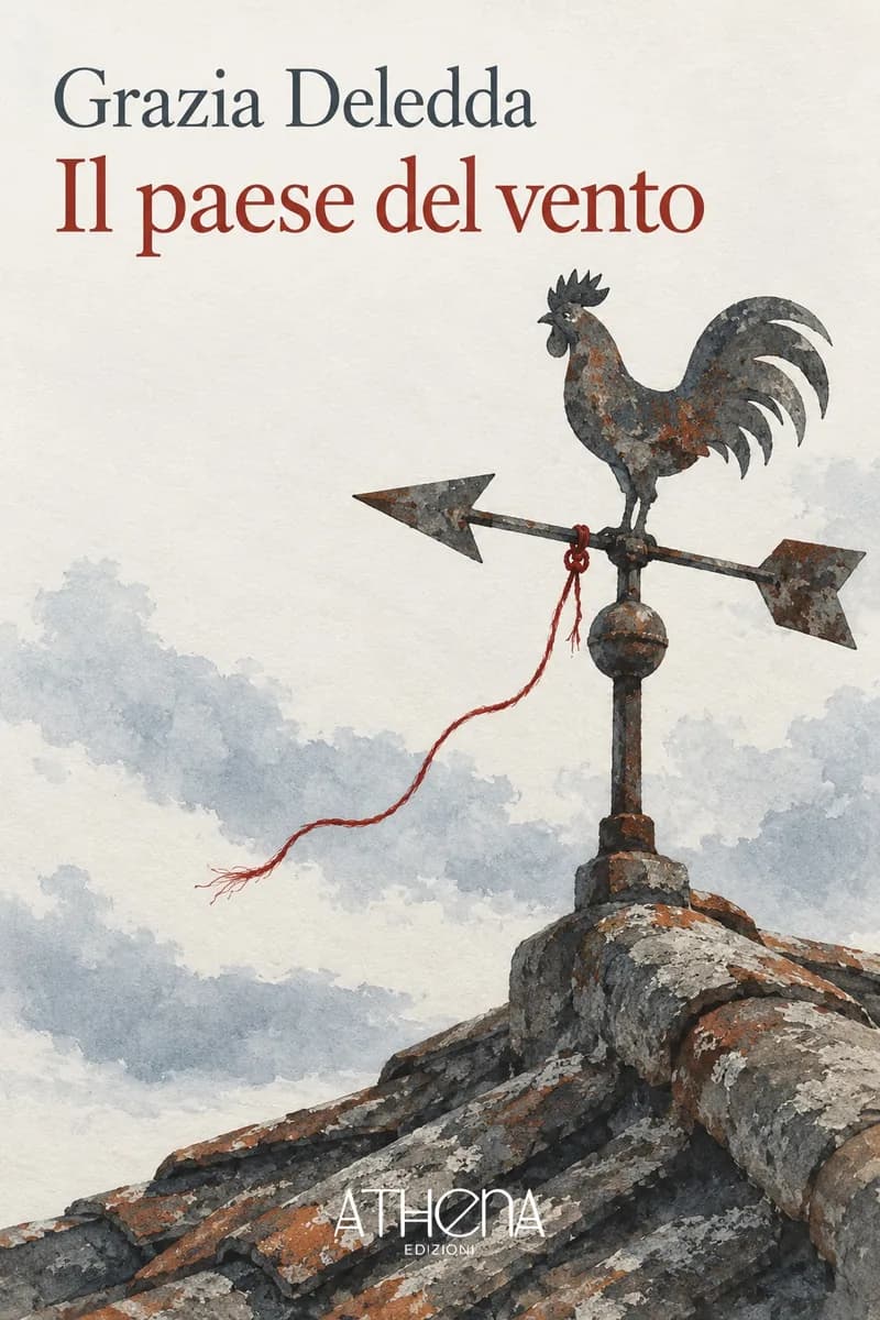 Il paese del vento di Grazia Deledda – copertina Edizioni Athena