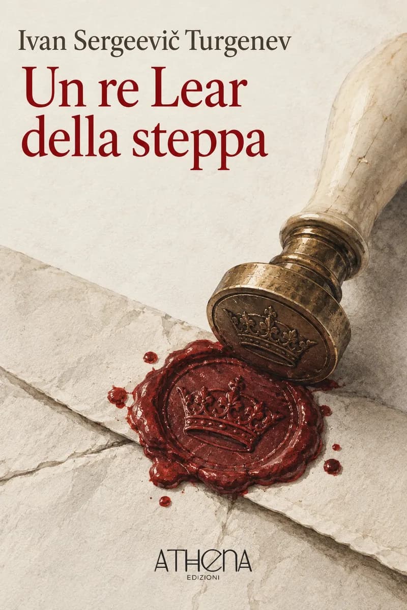 Un re Lear della steppa di Ivan Sergeevič Turgenev – copertina Edizioni Athena