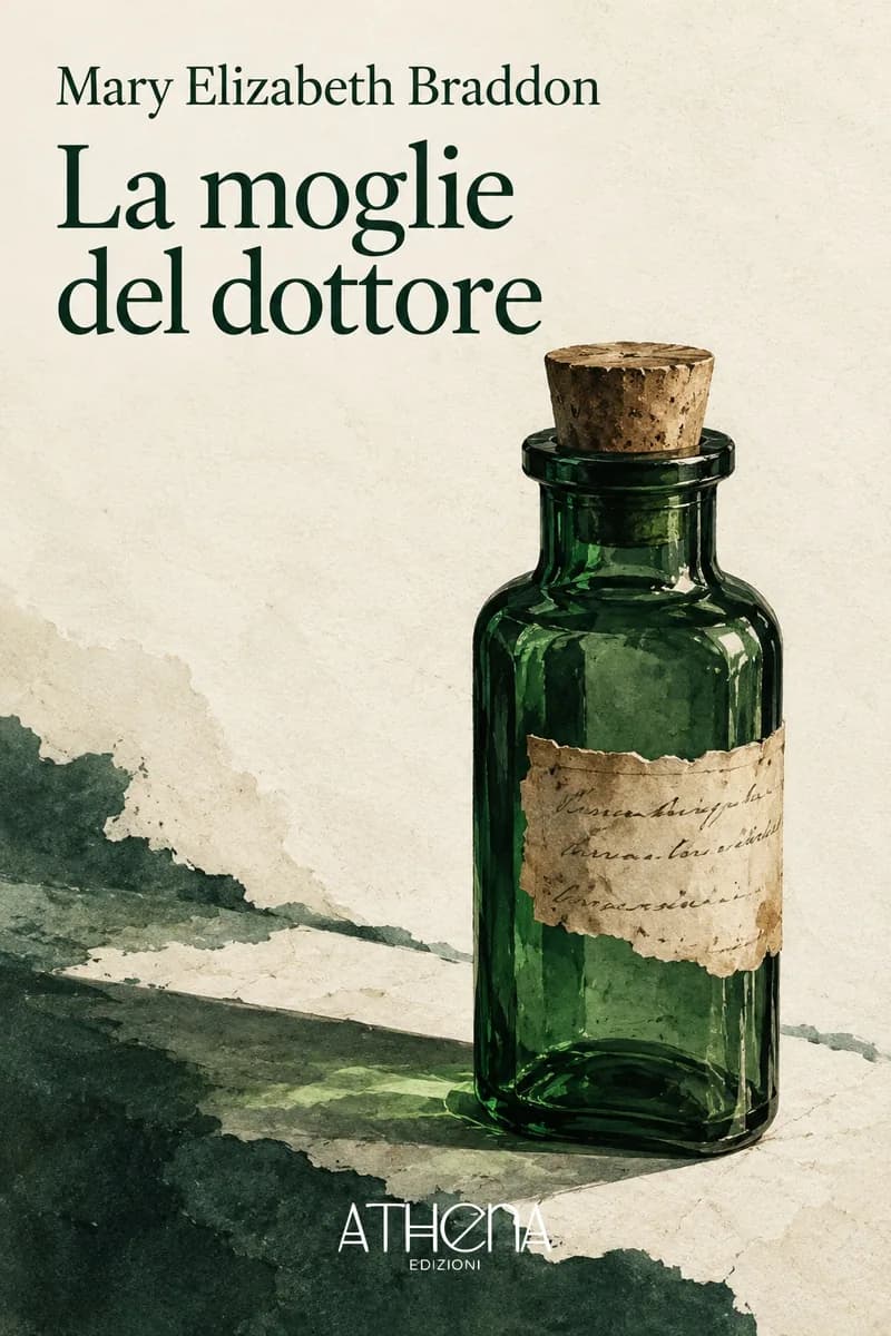 La moglie del dottore di Mary Elizabeth Braddon – copertina Edizioni Athena