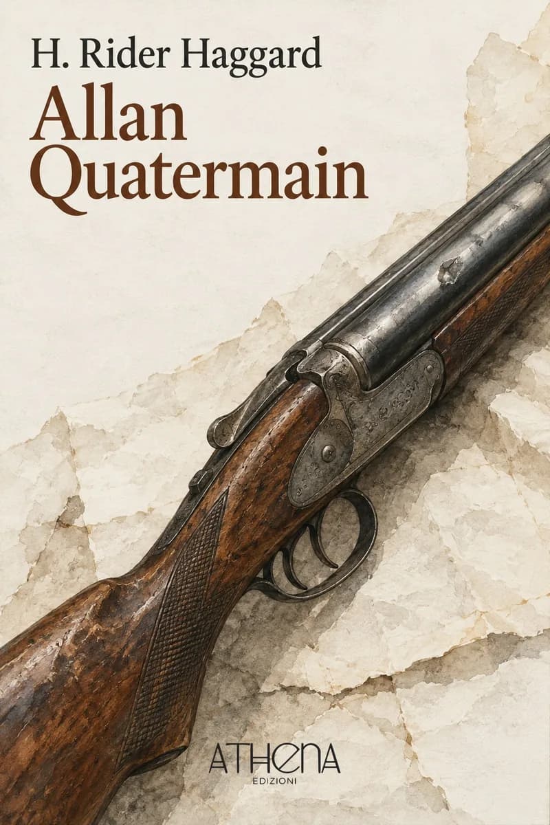 Allan Quatermain di H. Rider Haggard – copertina Edizioni Athena