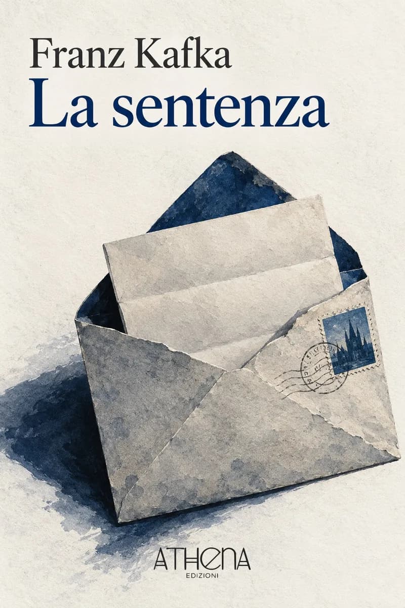 La sentenza di Franz Kafka – copertina Edizioni Athena
