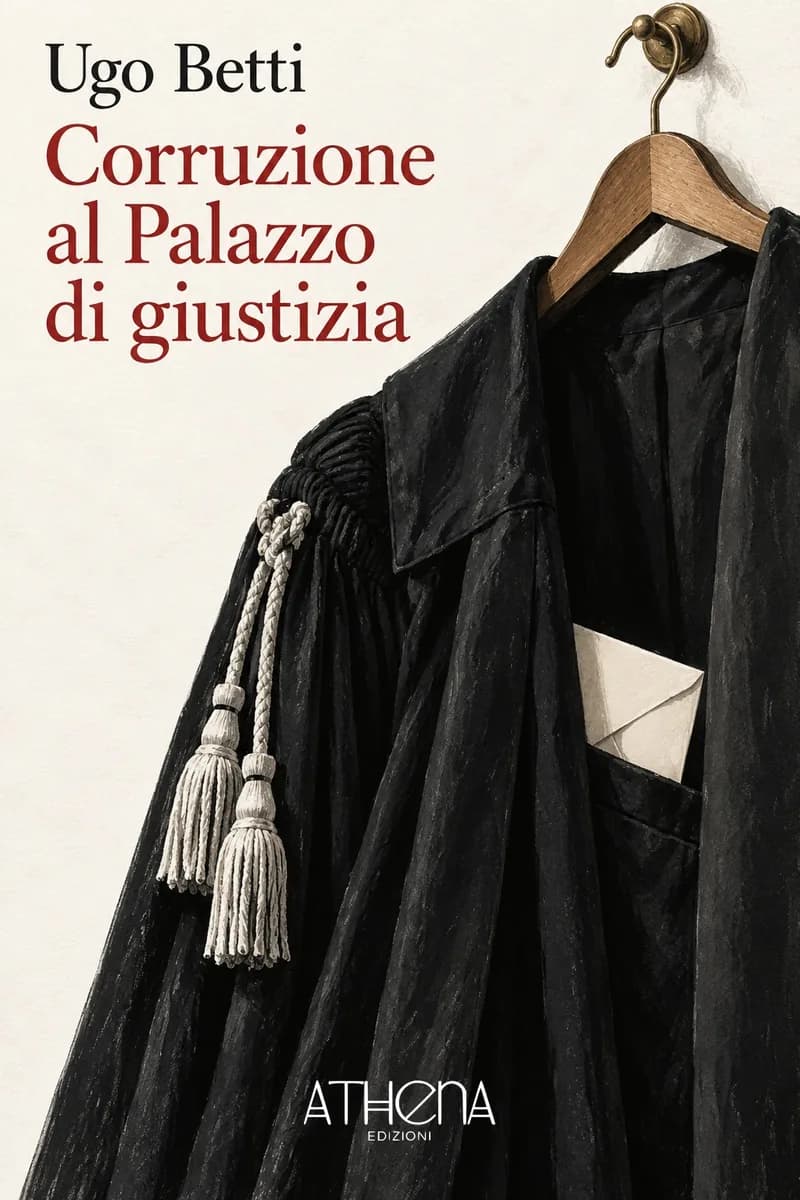 Corruzione al Palazzo di giustizia di Ugo Betti – copertina Edizioni Athena