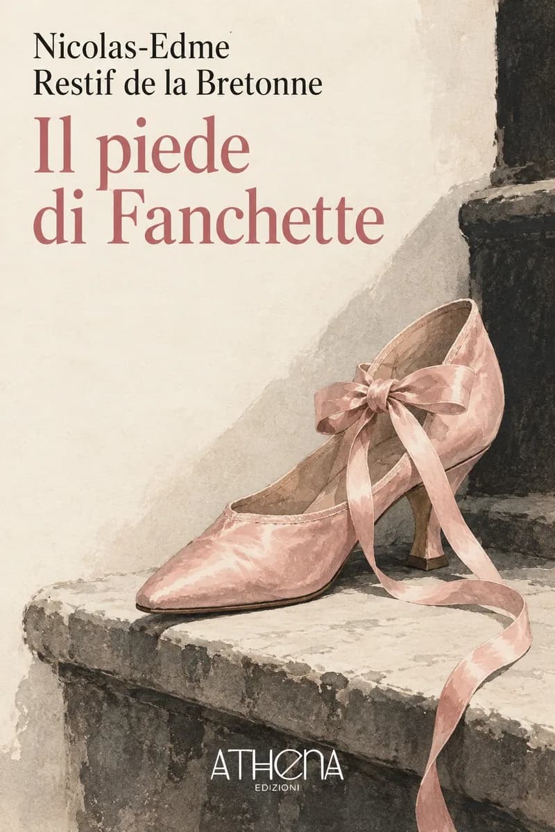 Il piede di Fanchette di Nicolas-Edme Restif de la Bretonne – copertina Edizioni Athena