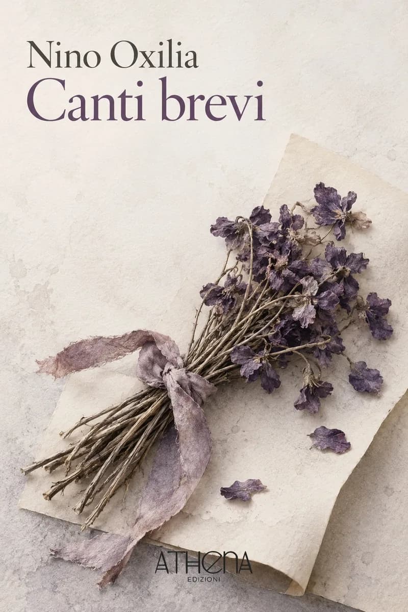 Canti brevi di Nino Oxilia – copertina Edizioni Athena