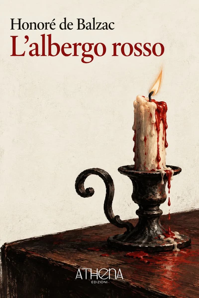 L'albergo rosso di Honoré de Balzac – copertina Edizioni Athena