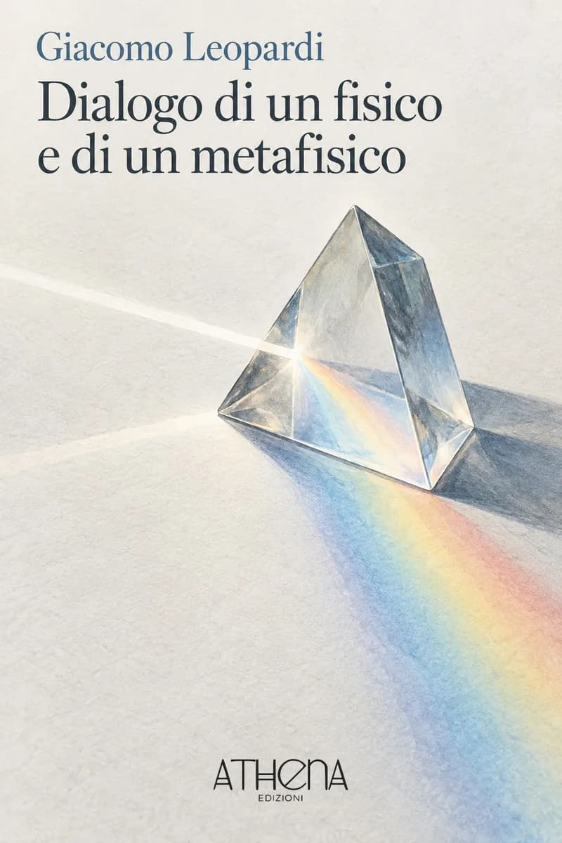 Dialogo di un fisico e di un metafisico di Giacomo Leopardi – copertina Edizioni Athena