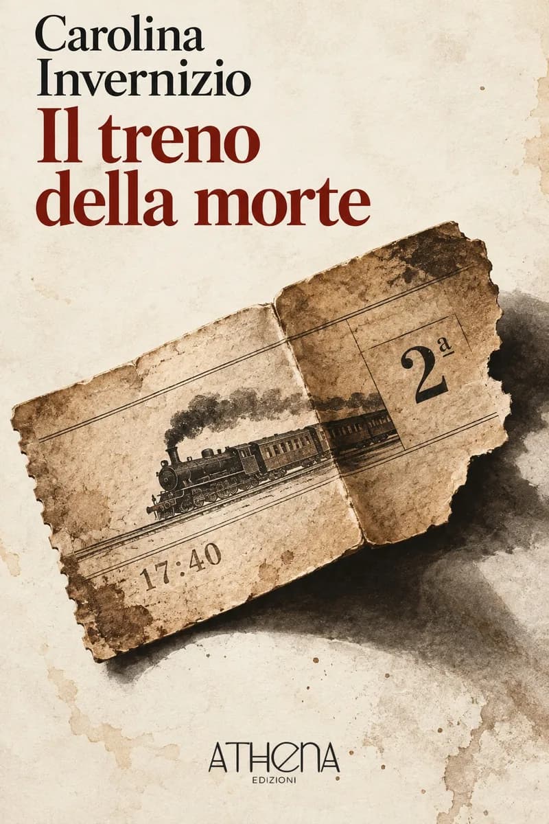 Il treno della morte di Carolina Invernizio – copertina Edizioni Athena