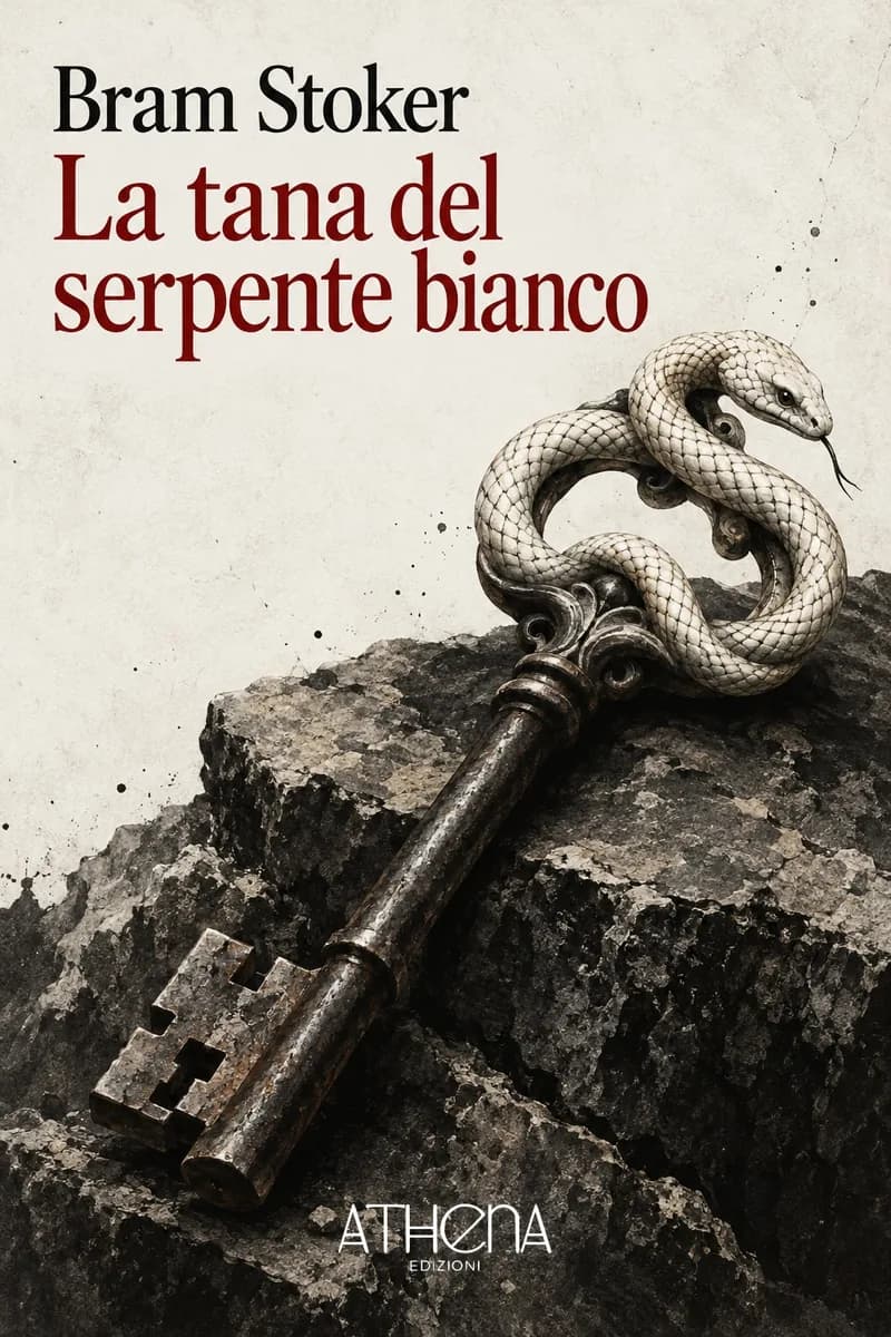 La tana del serpente bianco di Bram Stoker – copertina Edizioni Athena