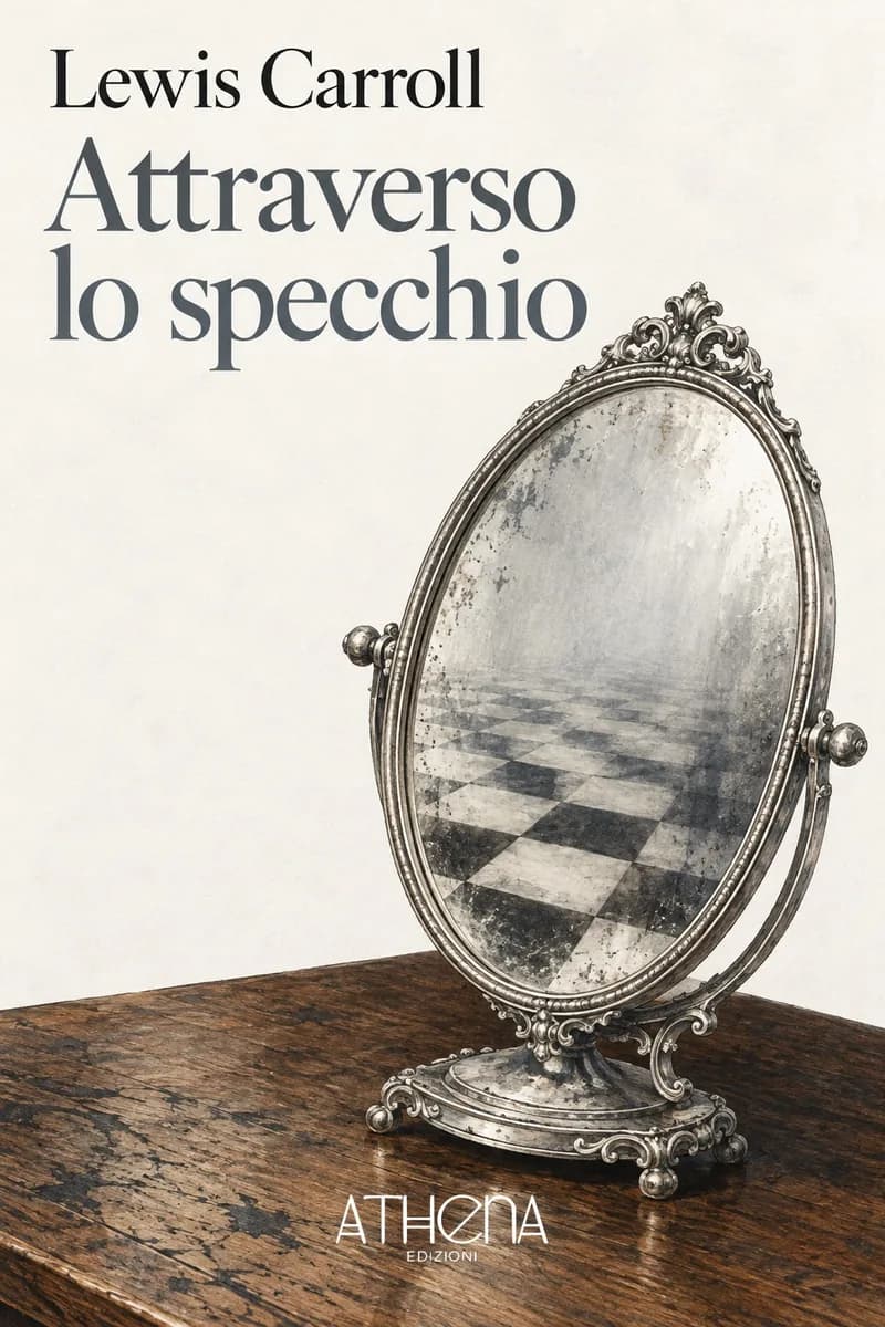 Attraverso lo specchio di Lewis Carroll – copertina Edizioni Athena
