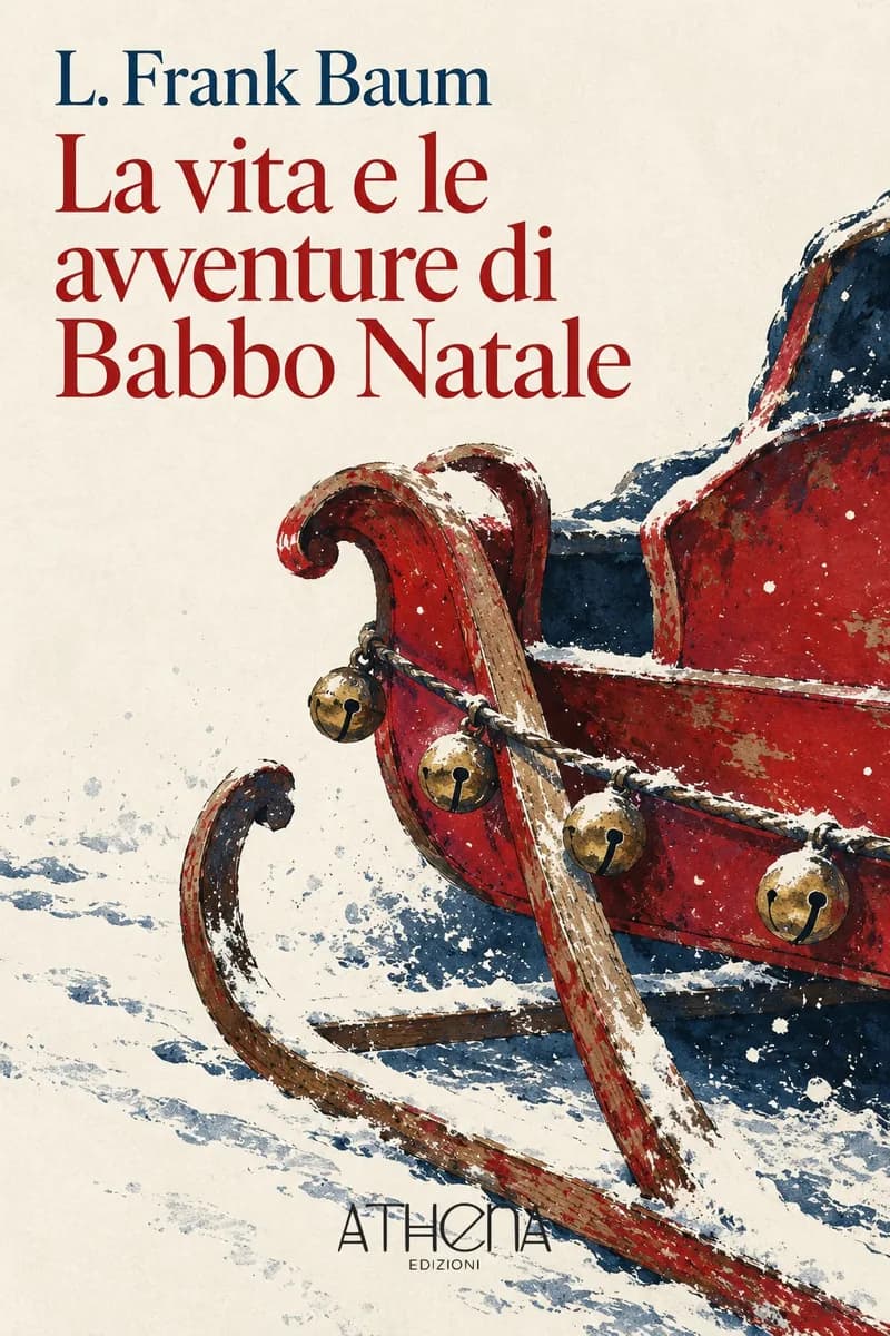La vita e le avventure di Babbo Natale di L. Frank Baum – copertina Edizioni Athena