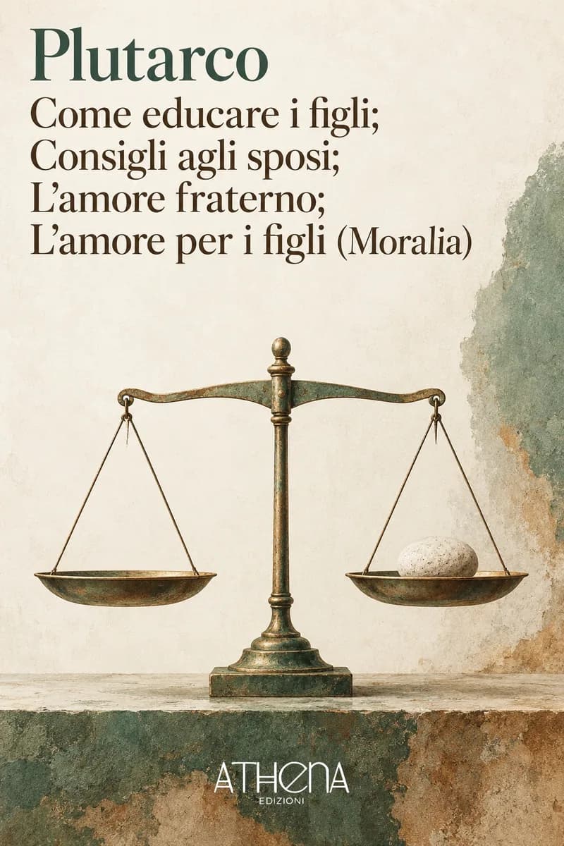 Come educare i figli; Consigli agli sposi; L'amore fraterno; L'am di Plutarco – copertina Edizioni Athena