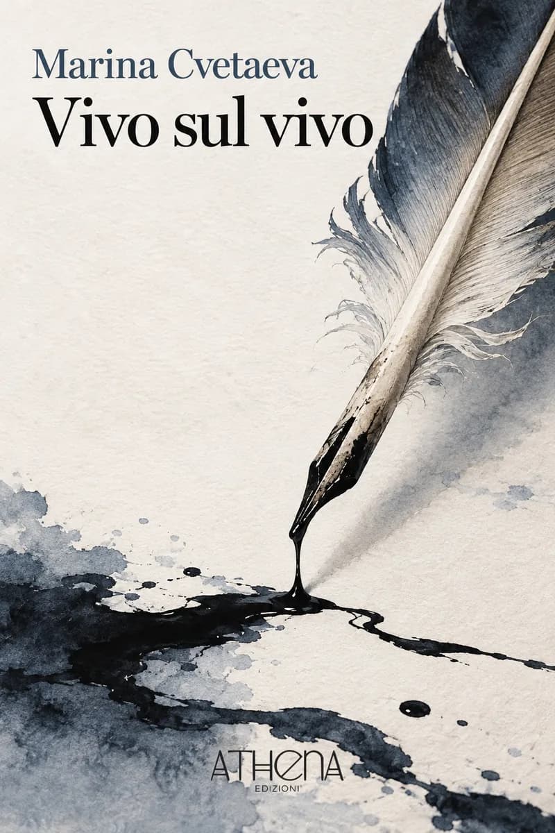 Vivo sul vivo di Marina Cvetaeva – copertina Edizioni Athena