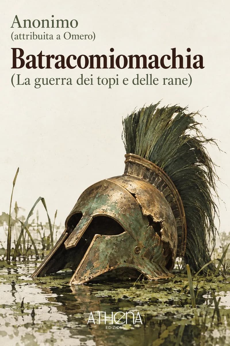 Batracomiomachia (La guerra dei topi e delle rane) di Anonimo (attribuita a Omero) – copertina Edizioni Athena