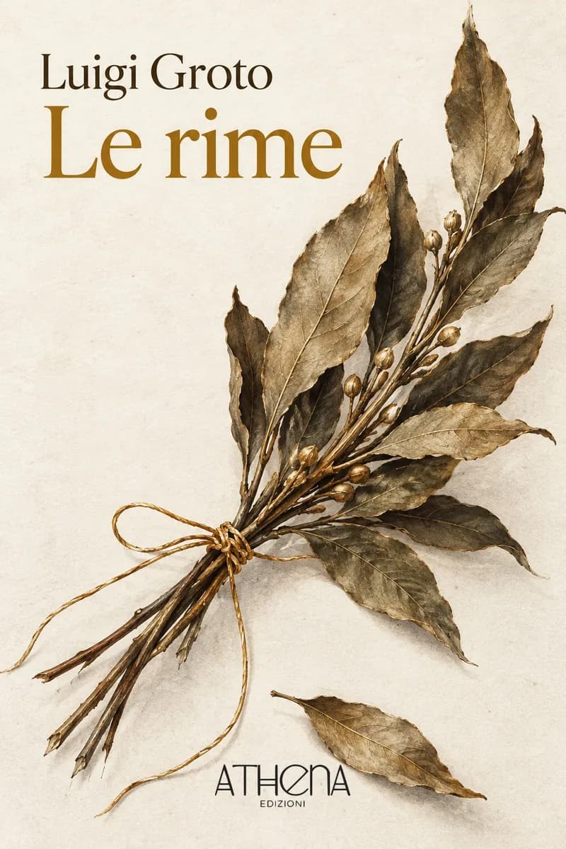 Le rime di Luigi Groto – copertina Edizioni Athena