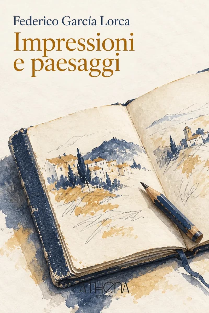 Impressioni e paesaggi di Federico García Lorca – copertina Edizioni Athena