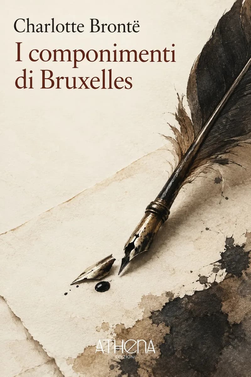 I componimenti di Bruxelles di Charlotte Brontë – copertina Edizioni Athena