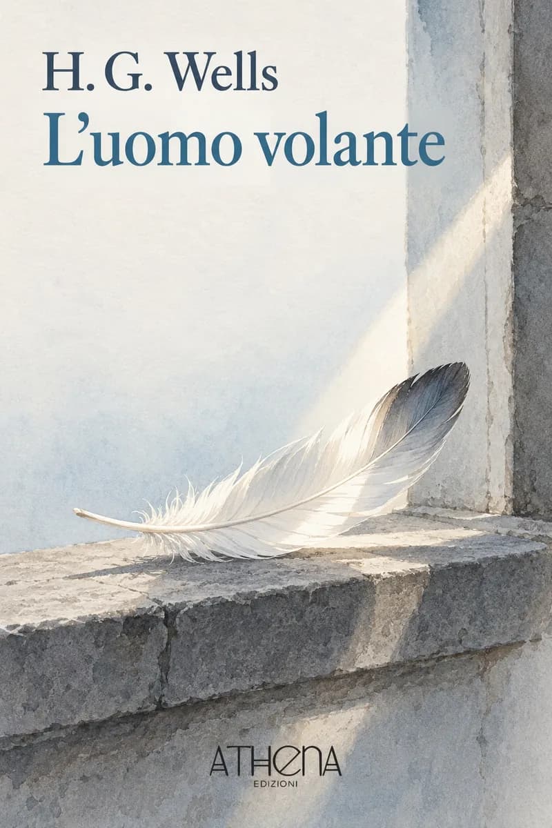 L'uomo volante di H. G. Wells – copertina Edizioni Athena