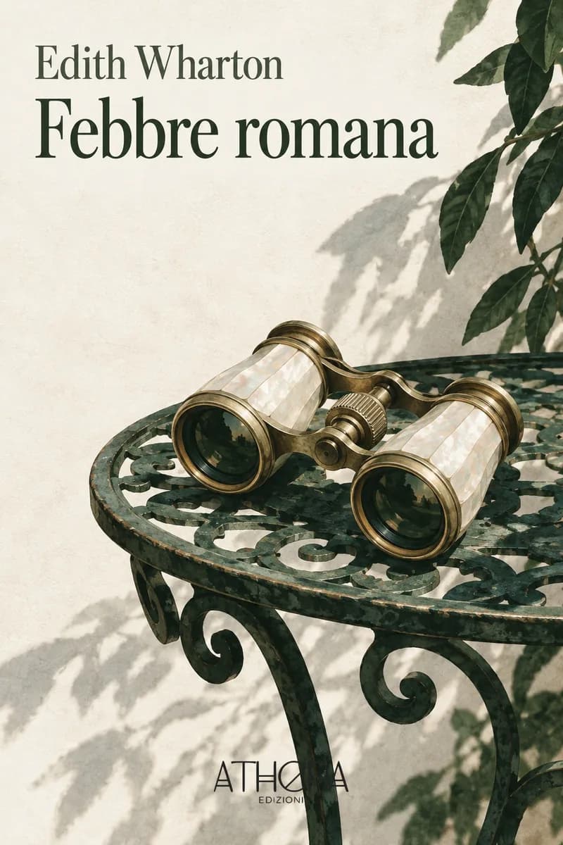 Febbre romana di Edith Wharton – copertina Edizioni Athena