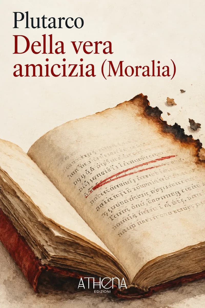 Della vera amicizia (Moralia) di Plutarco – copertina Edizioni Athena