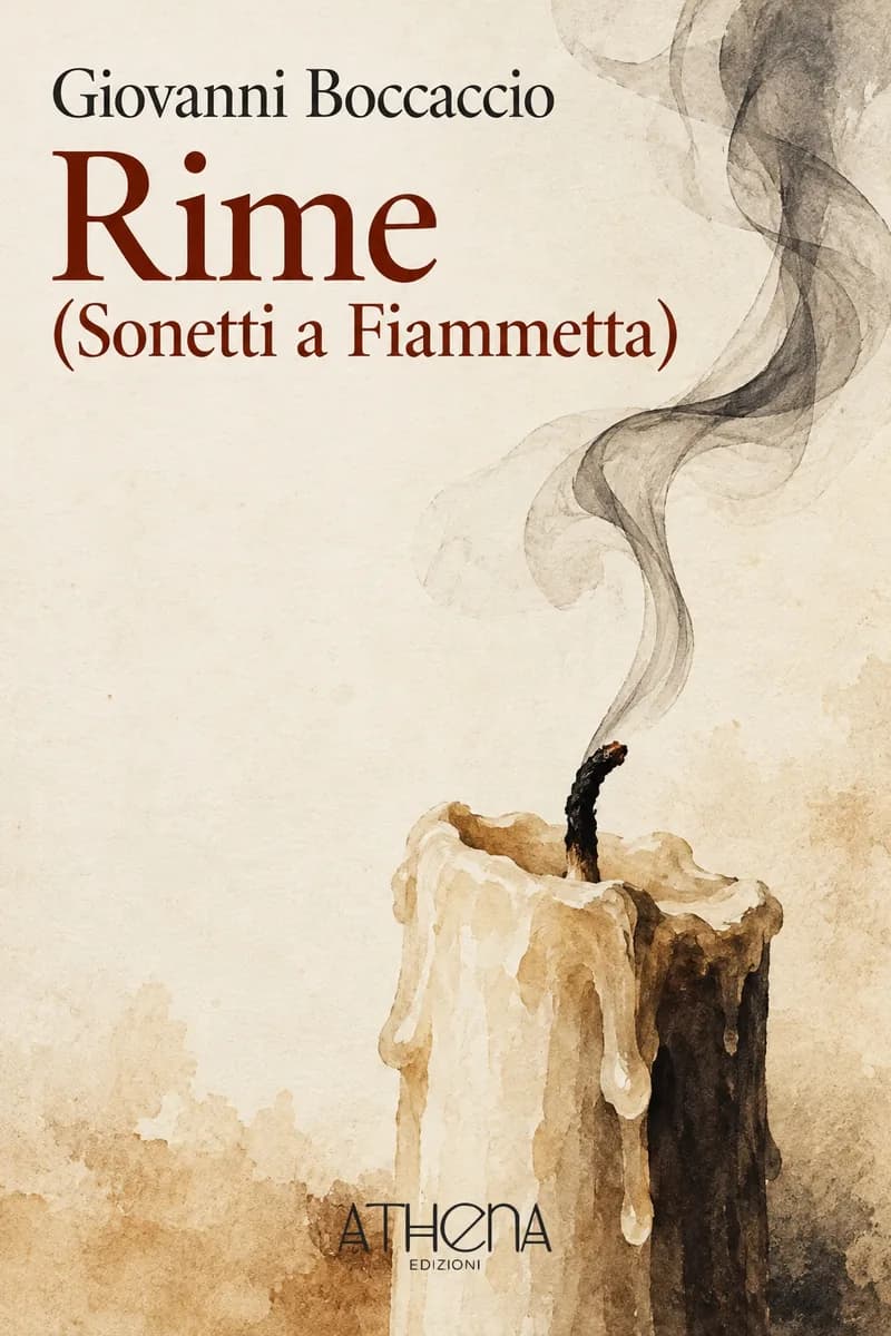 Rime (Sonetti a Fiammetta) di Giovanni Boccaccio – copertina Edizioni Athena