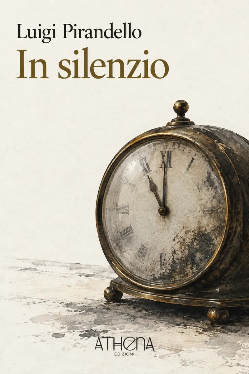 In silenzio di Luigi Pirandello – copertina Edizioni Athena