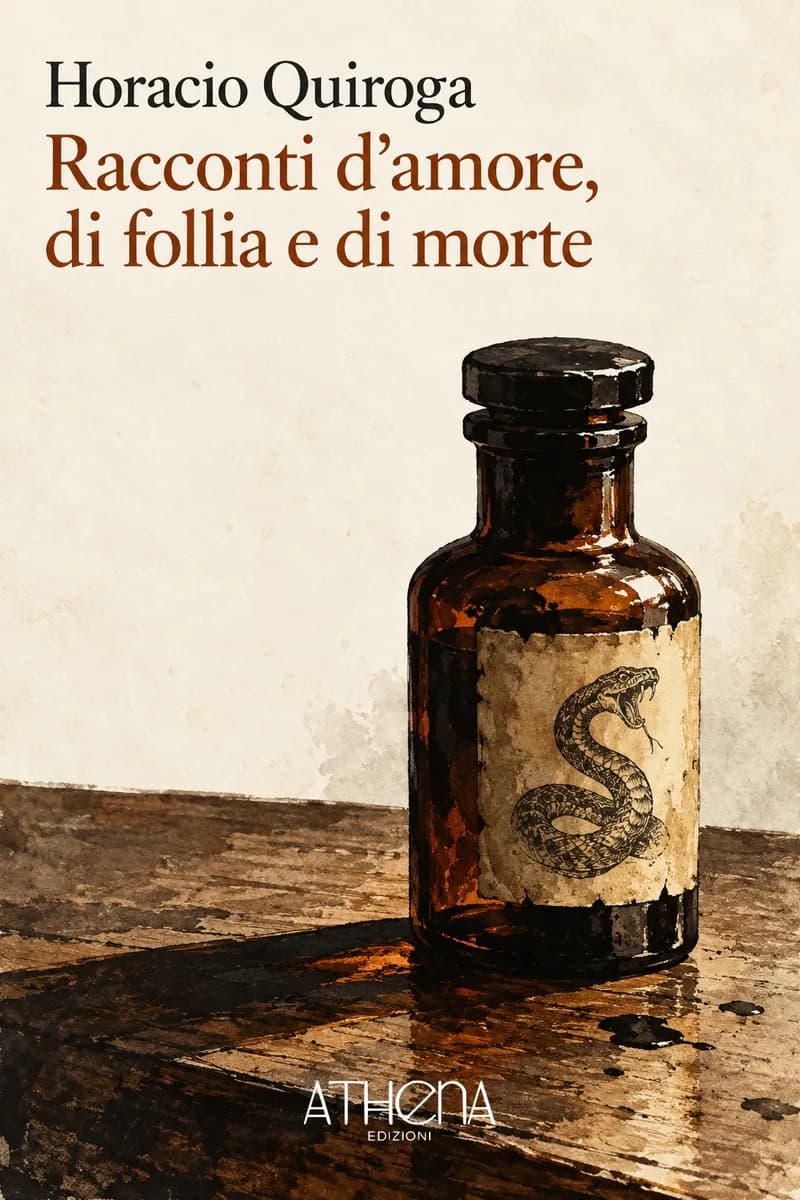 Racconti d'amore, di follia e di morte di Horacio Quiroga – copertina Edizioni Athena