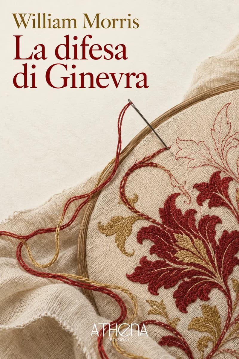 La difesa di Ginevra di William Morris – copertina Edizioni Athena