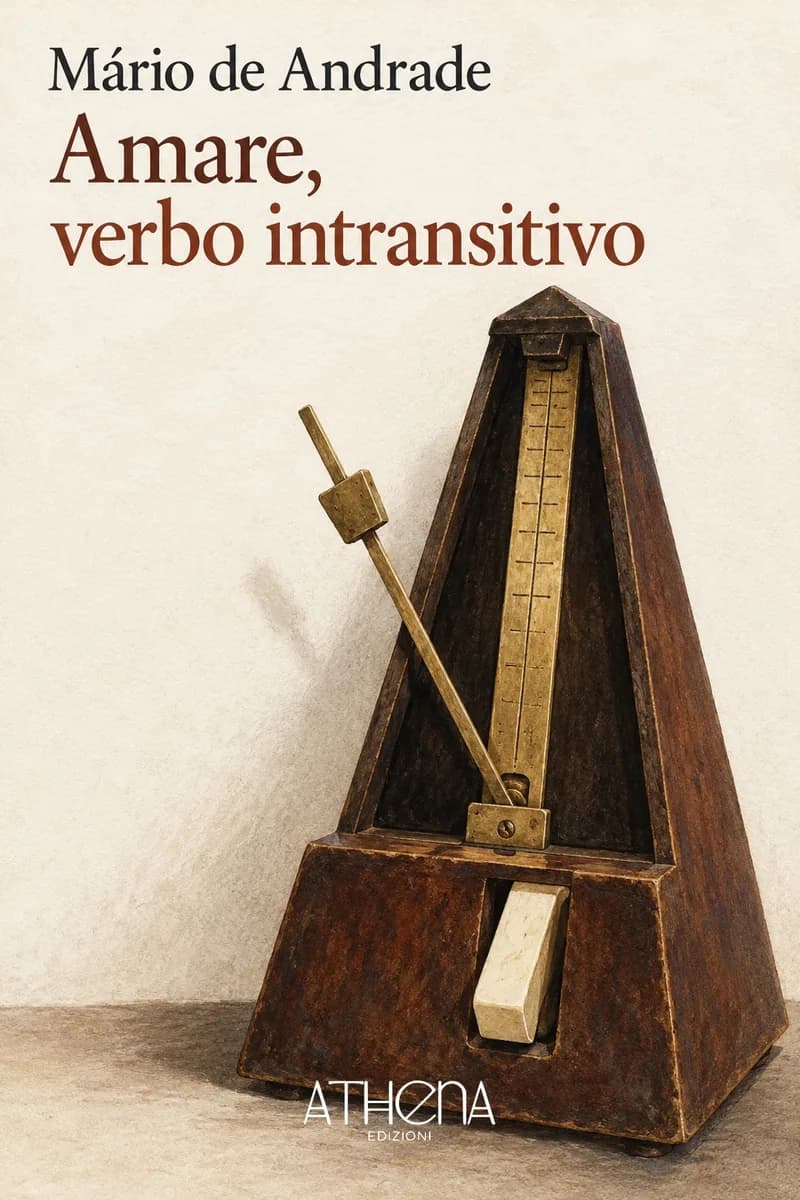 Amare, verbo intransitivo di Mário de Andrade – copertina Edizioni Athena