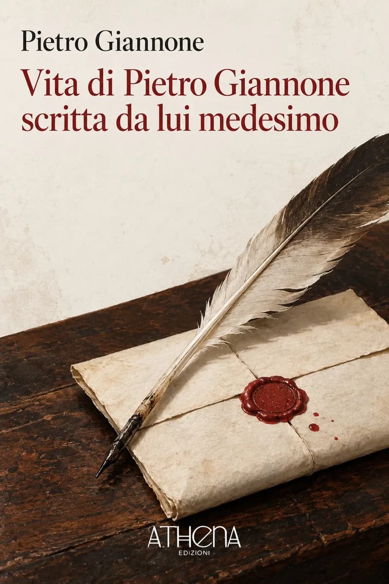 Vita di Pietro Giannone scritta da lui medesimo di Pietro Giannone – copertina Edizioni Athena