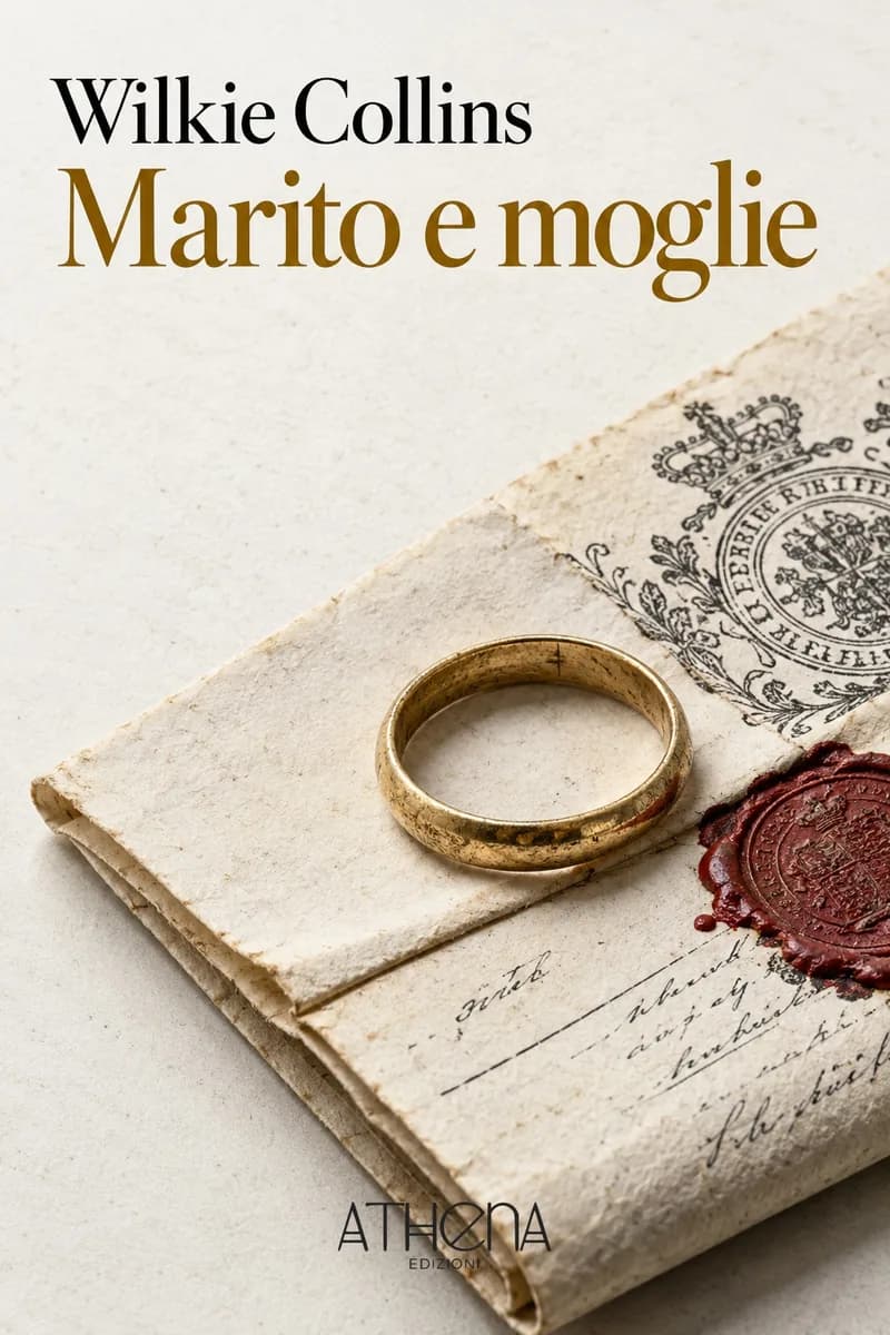 Marito e moglie di Wilkie Collins – copertina Edizioni Athena