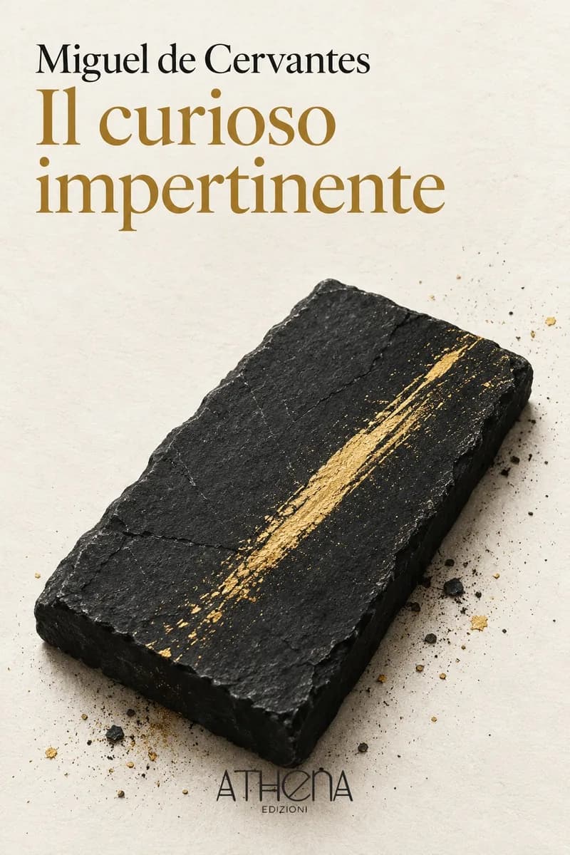 Il curioso impertinente di Miguel de Cervantes – copertina Edizioni Athena
