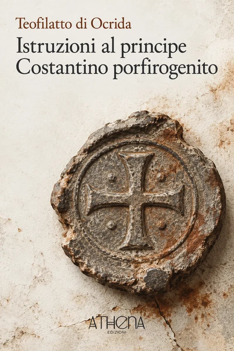 Istruzioni al principe Costantino porfirogenito di Teofilatto di Ocrida – copertina Edizioni Athena