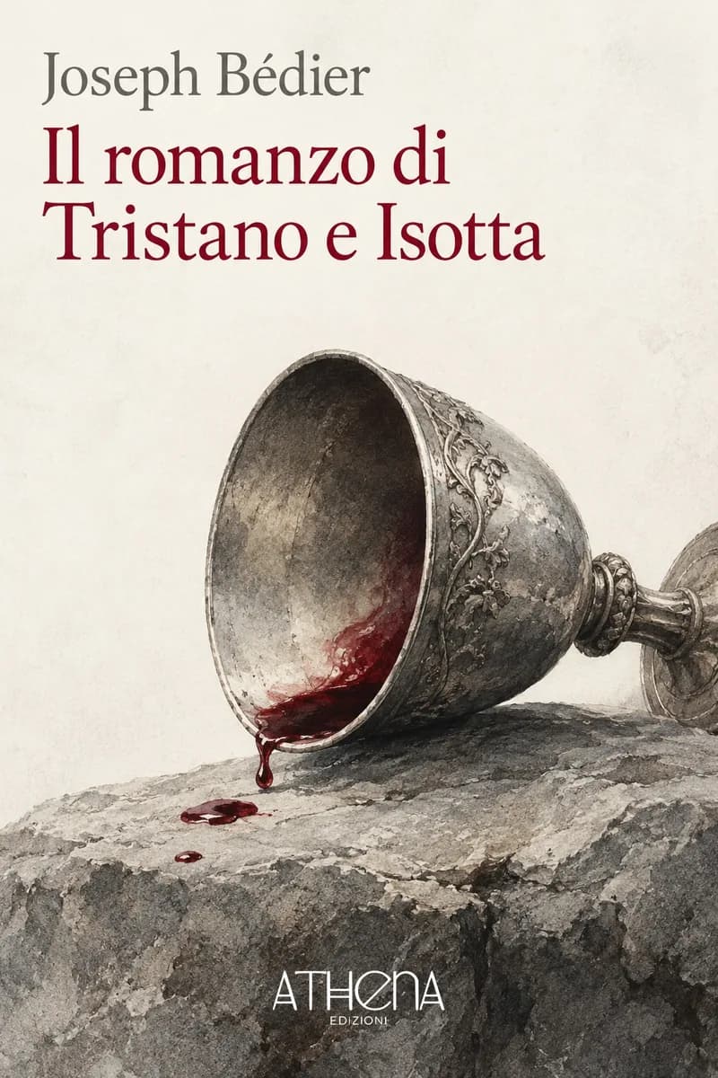 Il romanzo di Tristano e Isotta di Joseph Bédier – copertina Edizioni Athena